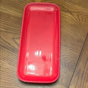 Red Robert Stanley Platter, new